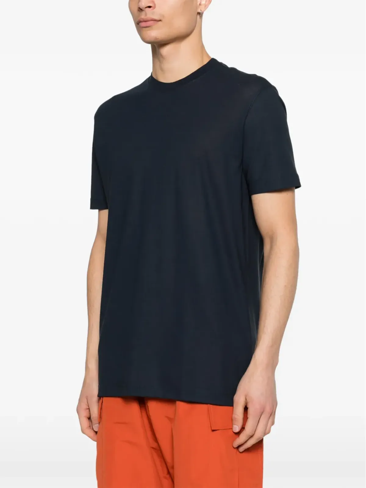 Kired VネックTシャツ ブルー - 画像3