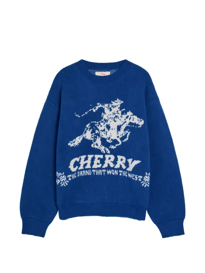 Cherry LA Cherry LA Won The West インターシャ丸首セーターの商品画像