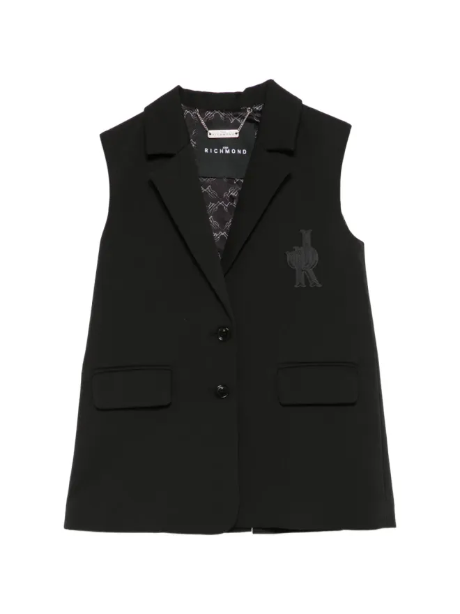 John Richmond Junior John Richmond Junior ジレ（装飾付き・ブラック）の商品画像