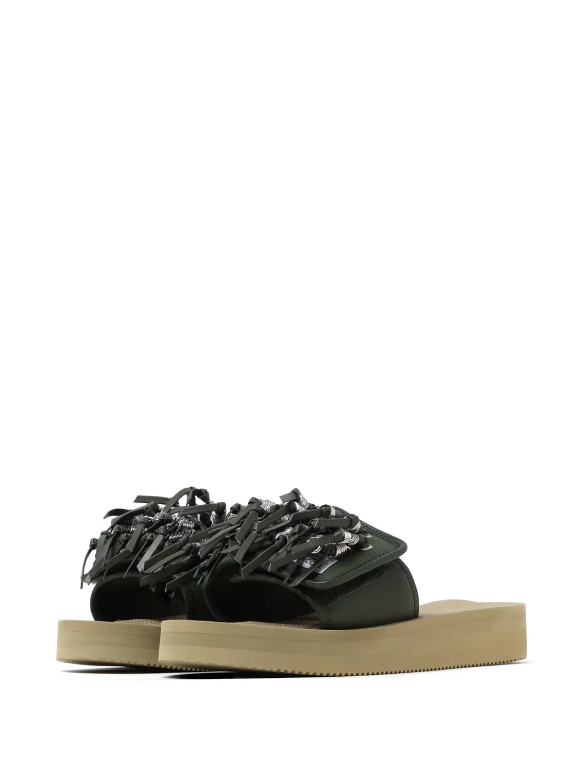 Toga x Suicoke タッセルディテール プラットフォーム・スライド - 画像2