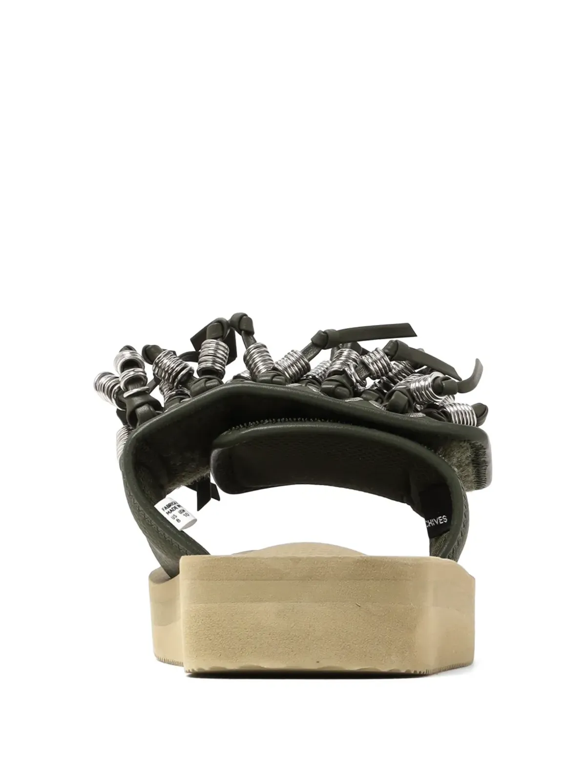 Toga x Suicoke タッセルディテール プラットフォーム・スライド - 画像3