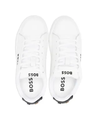 BOSS Kidswear レースアップレザースニーカー - サムネイル3