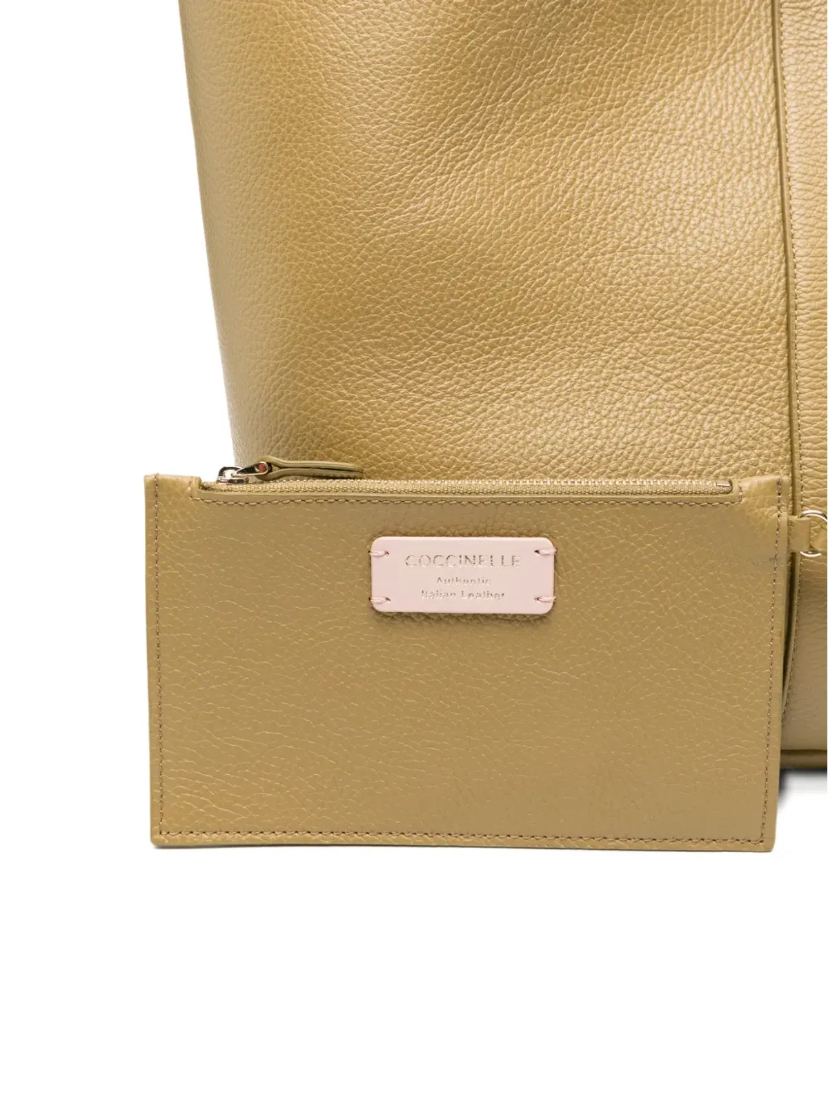 Coccinelle 大きい C-Easy レザーショルダーバッグ - 画像4
