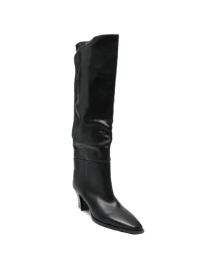 Jimmy Choo ビンテージ Hart レザー ブーツ（ブラック） - サムネイル2