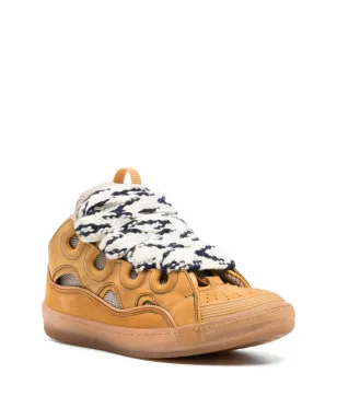 Lanvin Pre-Owned カーブ スエード スニーカー（ブラウン） - サムネイル2