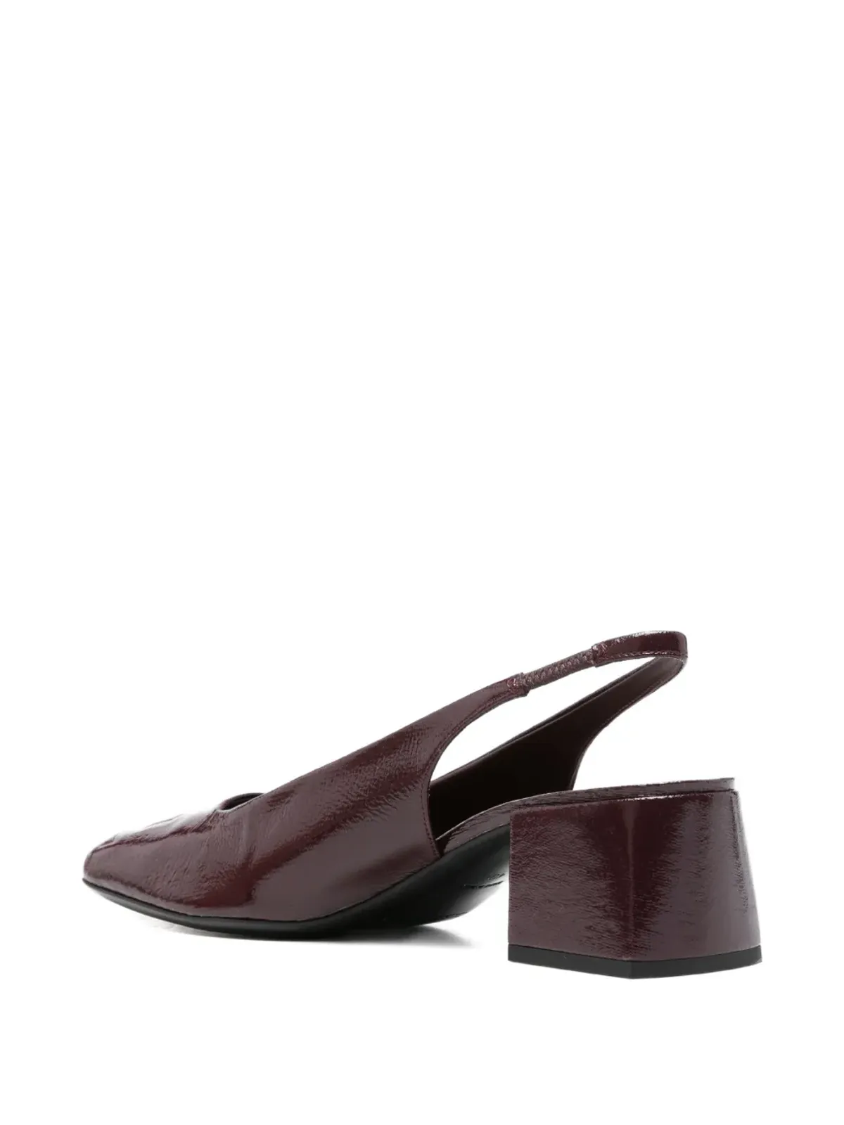 Courrèges Pre-Owned AC block-heel slingback pumps - Purple - 画像3