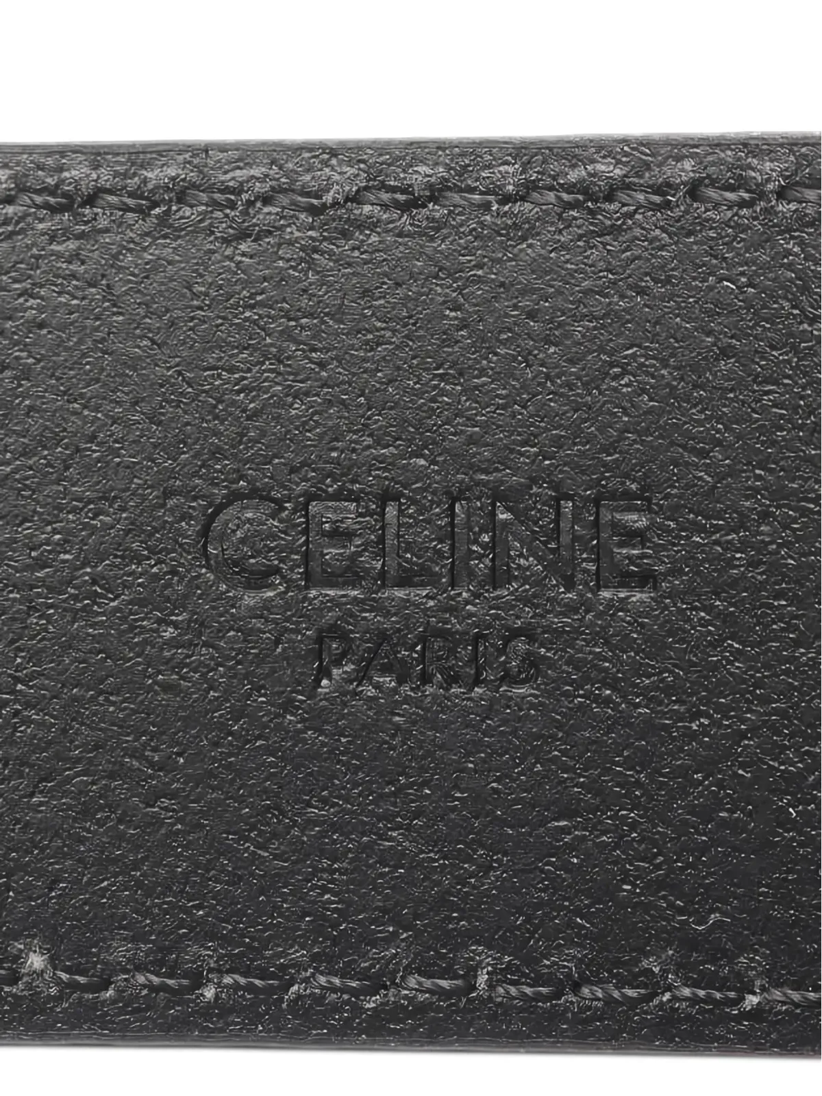 Celine Pre-Owned トライアンフ レザーベルト - 画像4