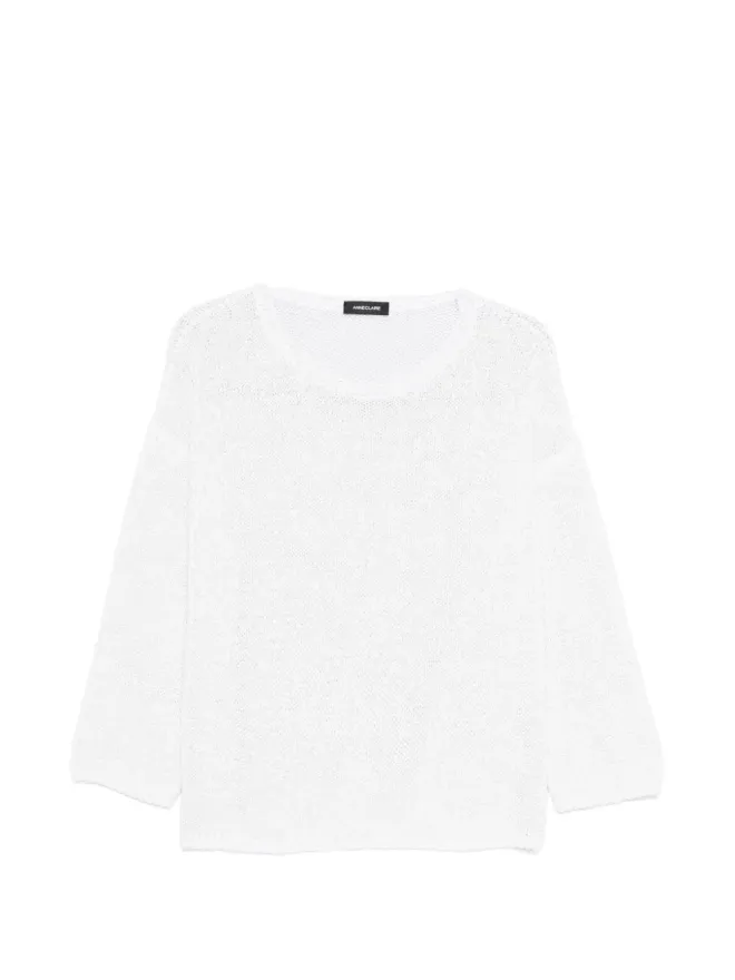 anne claire anne claire ラウンドネックセーター - Whiteの商品画像