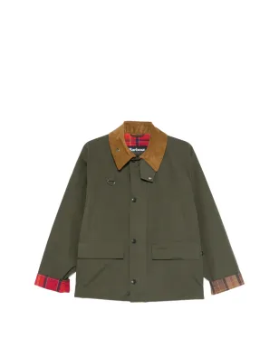 Barbour コーデュロイ襟のチェック柄ジャケット - サムネイル1