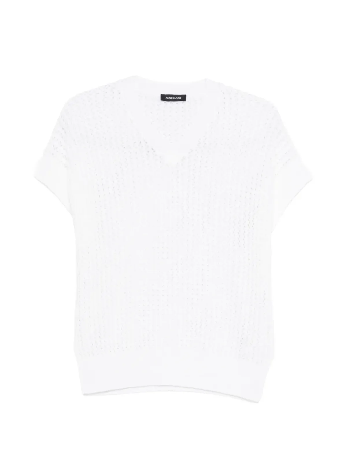 Anne Claire VネックTシャツ - 画像1