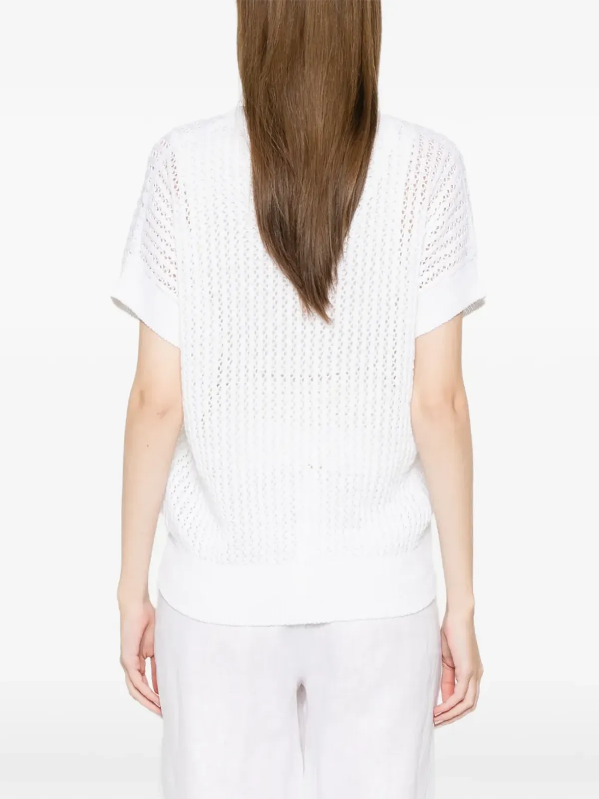 Anne Claire VネックTシャツ - 画像4