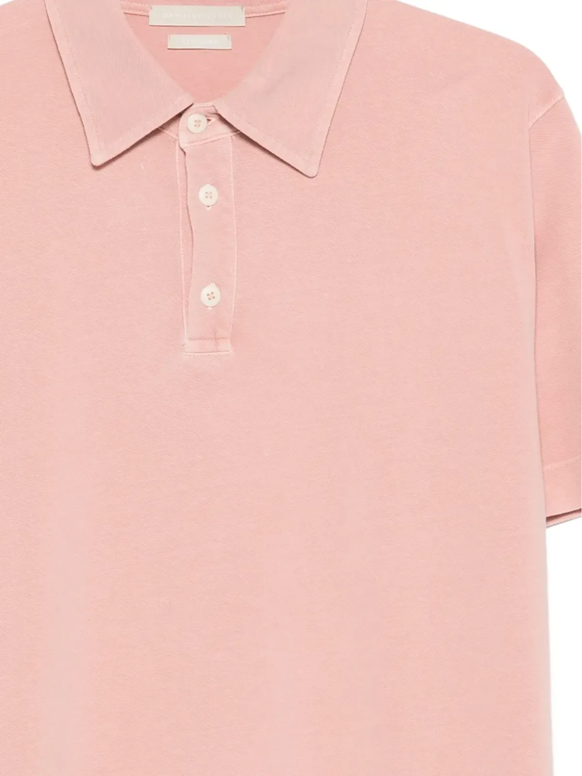 Daniele Fiesoli buttoned short-sleeve polo shirt - Pink - 画像3