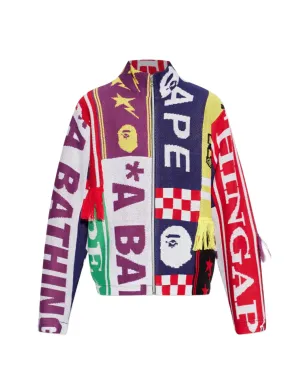 A BATHING APE® スカーフ柄トラックジャケット - サムネイル1