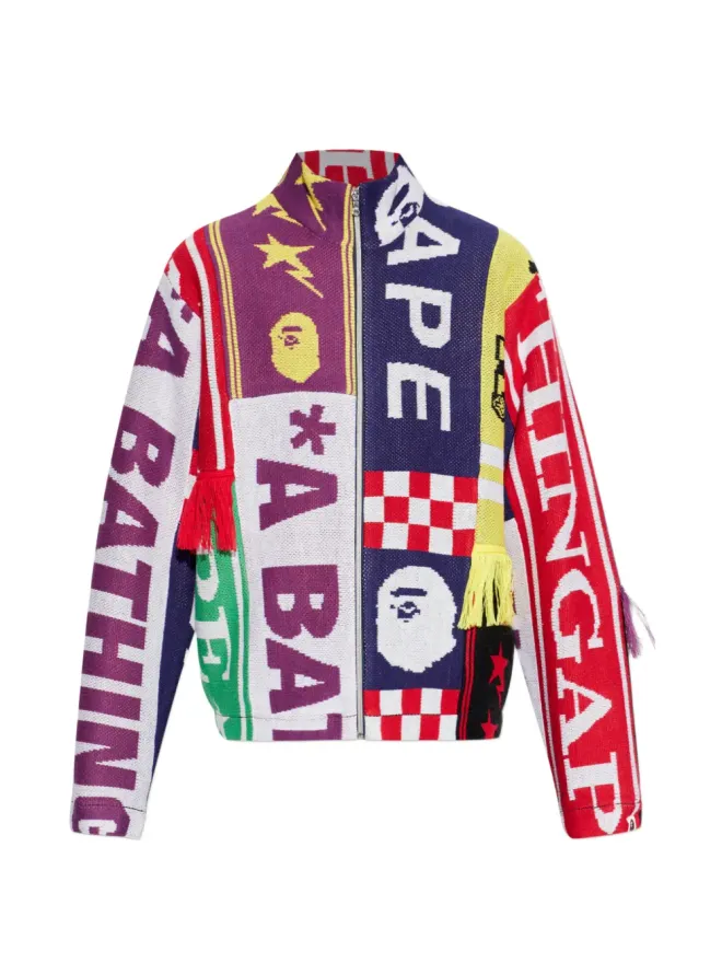 A BATHING APE® A BATHING APE® スカーフ柄トラックジャケットの商品画像