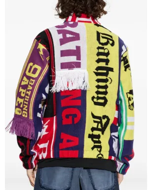 A BATHING APE® スカーフ柄トラックジャケット - サムネイル4