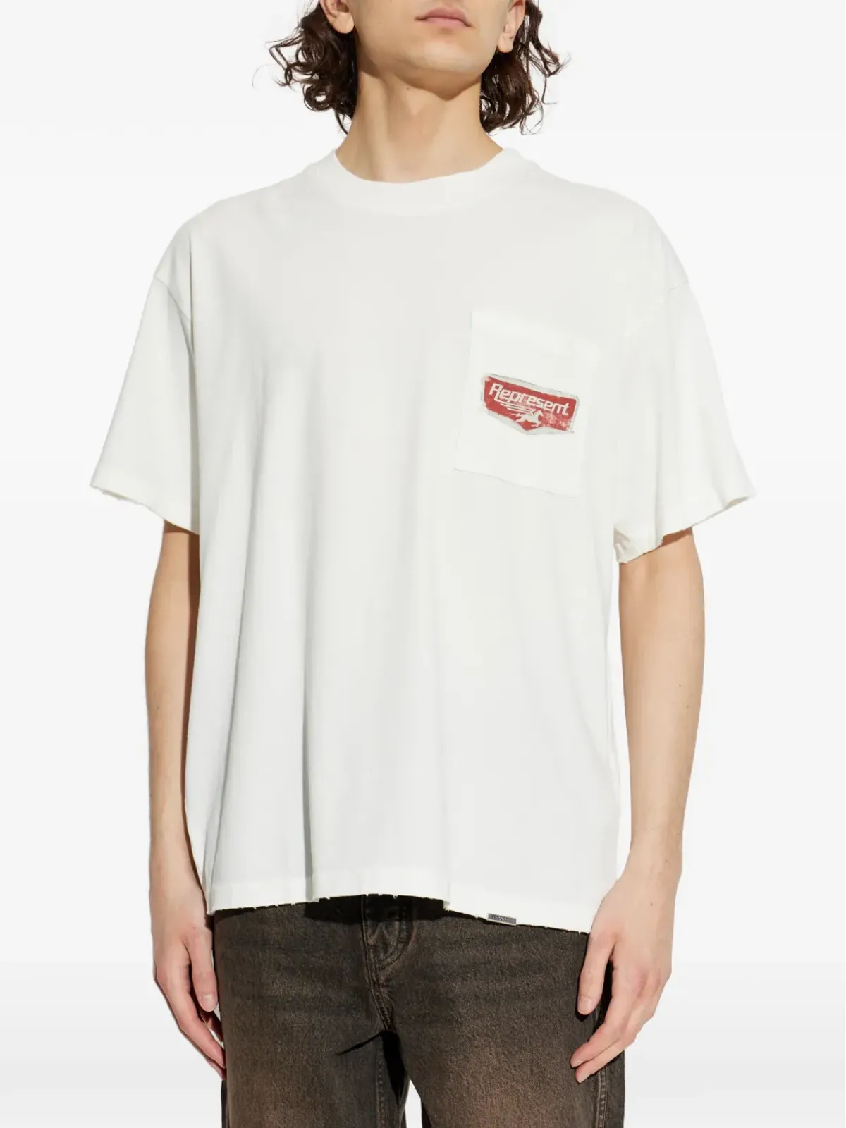 Represent チェストポケット付き グラフィックプリントTシャツ - 画像3
