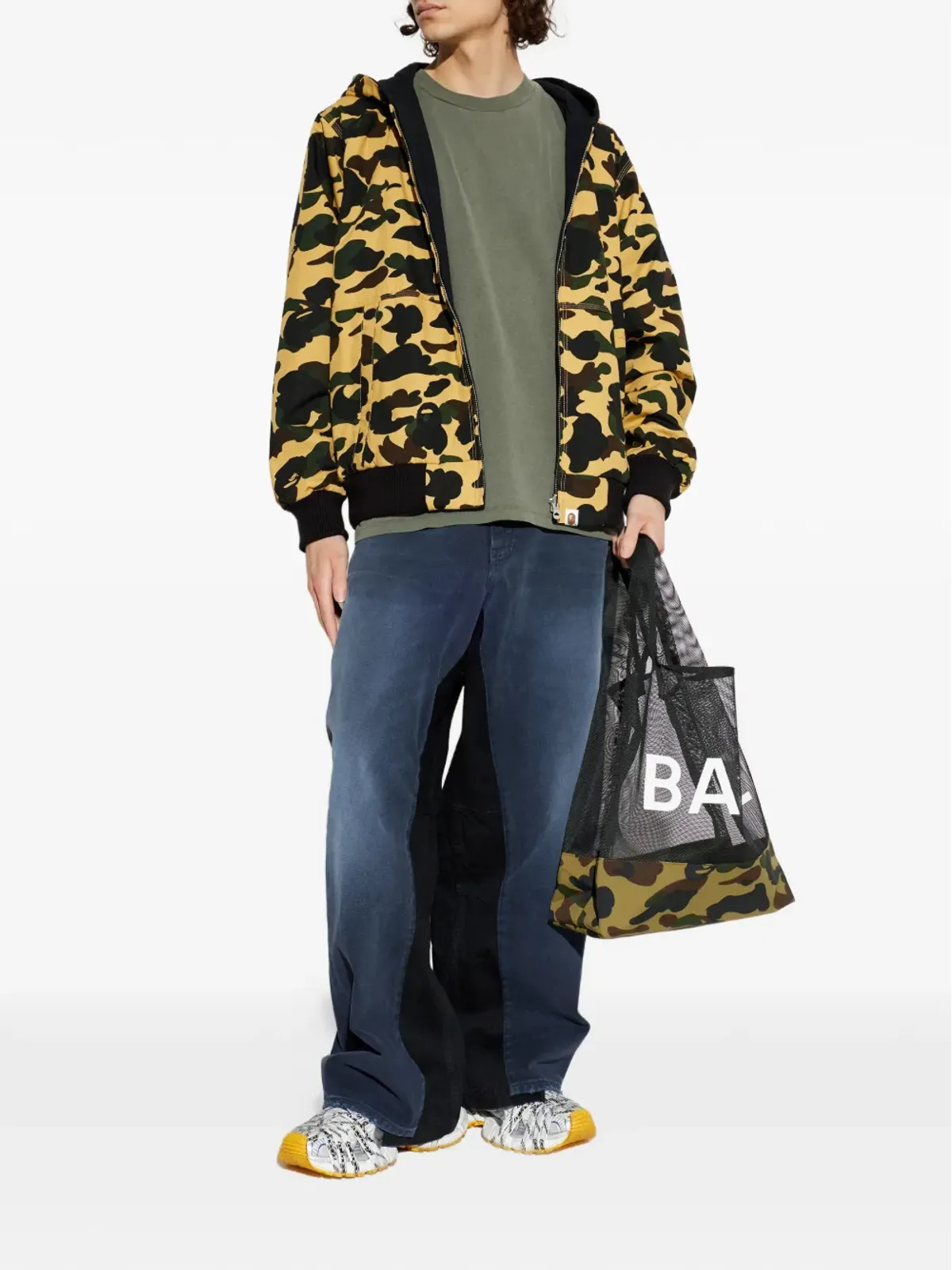 A BATHING APE® 1st カモ ジップアップ フーディー - 画像2