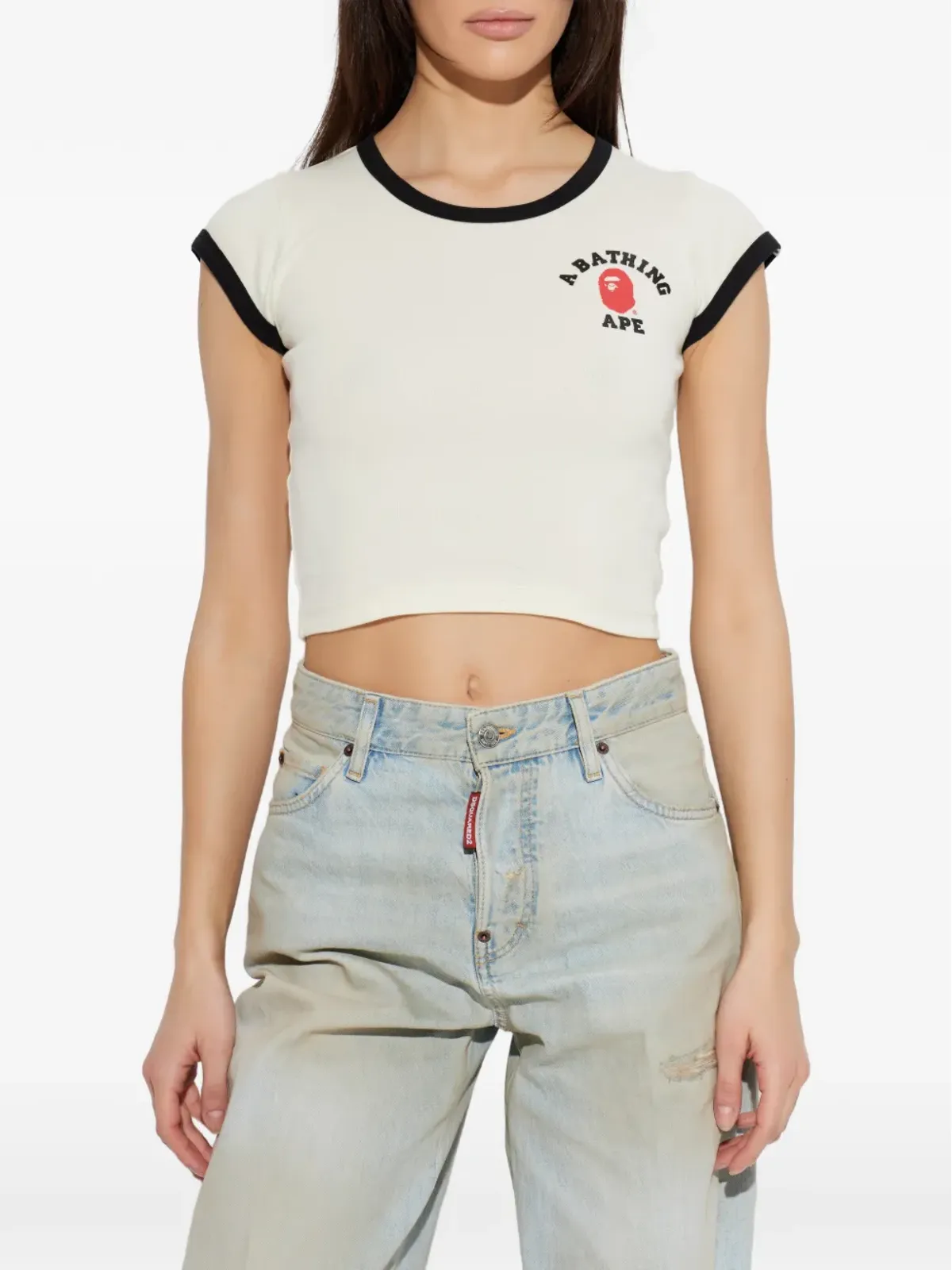 A BATHING APE® リンガーTシャツ - 画像3