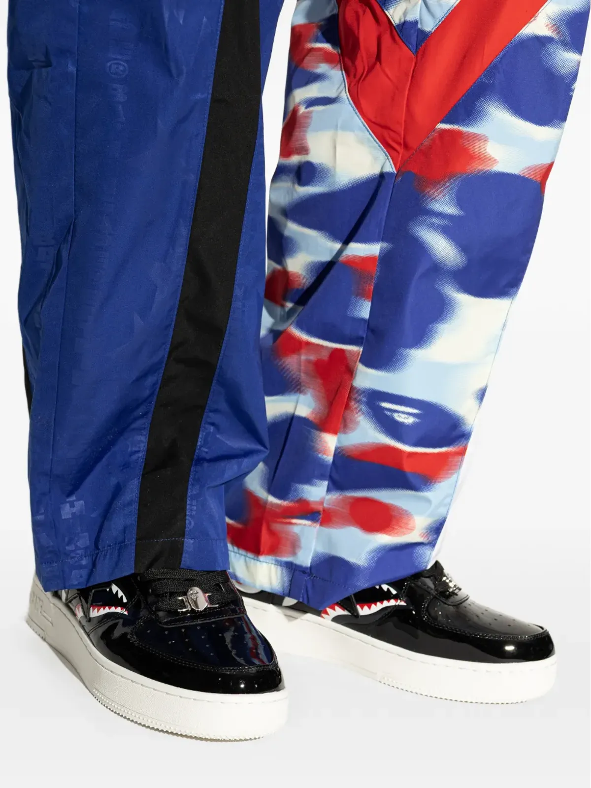 A BATHING APE® シャークスター レザー スニーカー - 画像5