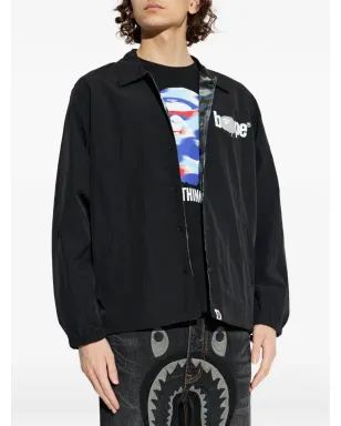 A BATHING APE® カモフラージュ柄リバーシブルジャケット ブラック - サムネイル4