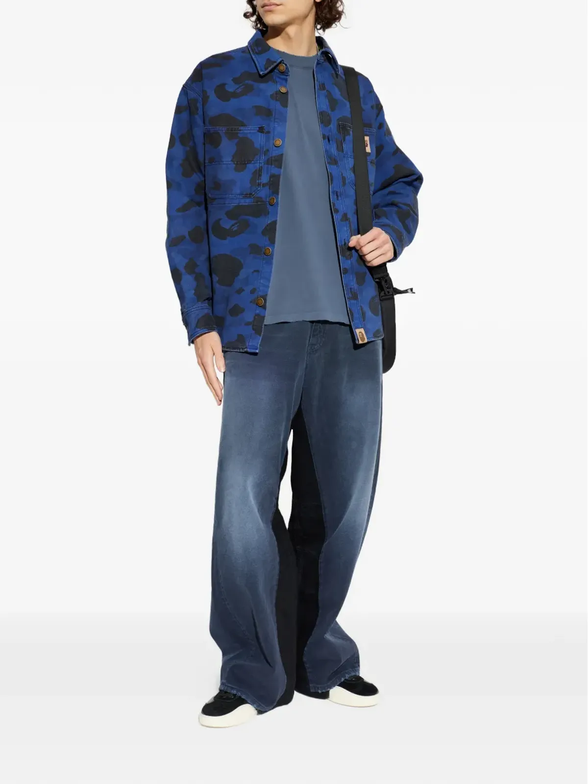 A BATHING APE® 1ST カモフラージュ ロゴパッチ シャツ - 画像2