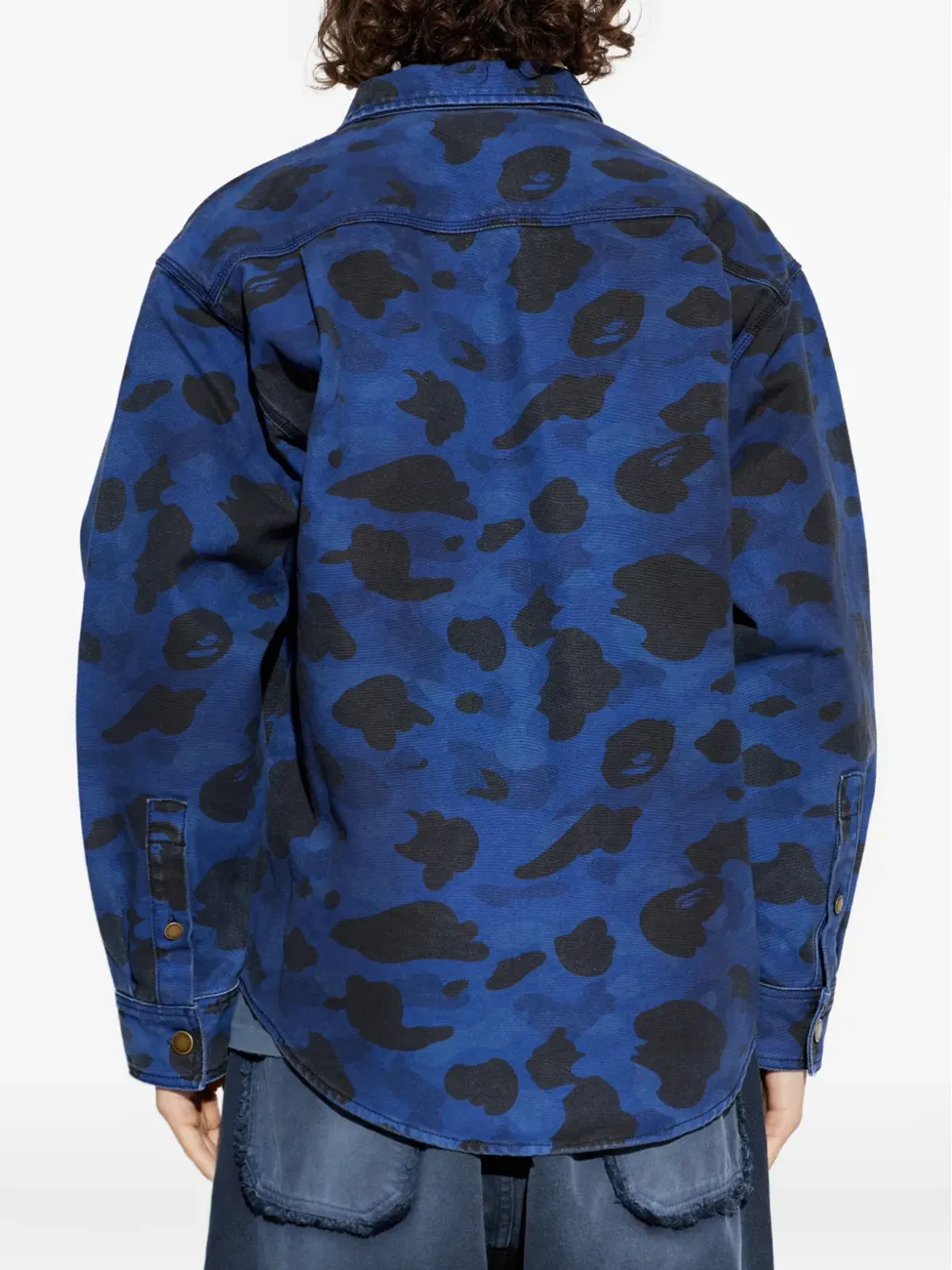 A BATHING APE® 1ST カモフラージュ ロゴパッチ シャツ - 画像4