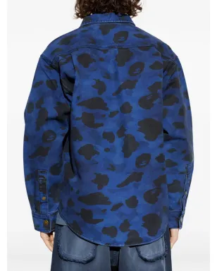 A BATHING APE® 1ST カモフラージュ ロゴパッチ シャツ - サムネイル4