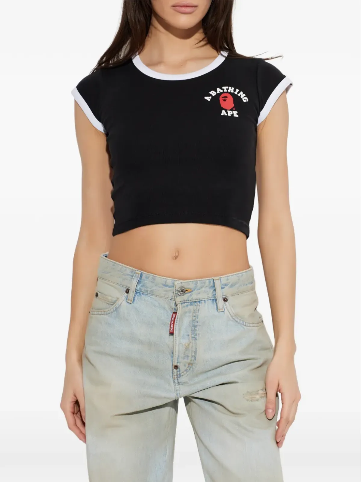 A BATHING APE® リンガーグラフィックTシャツ - 画像3