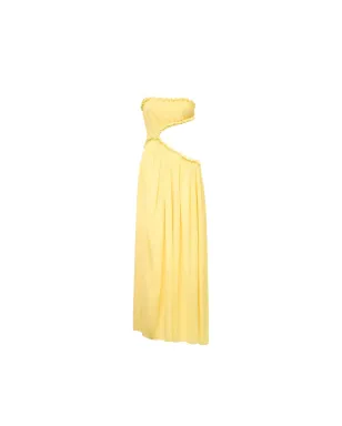 Stolen Stores Selene draped maxi dress - Yellow - サムネイル1