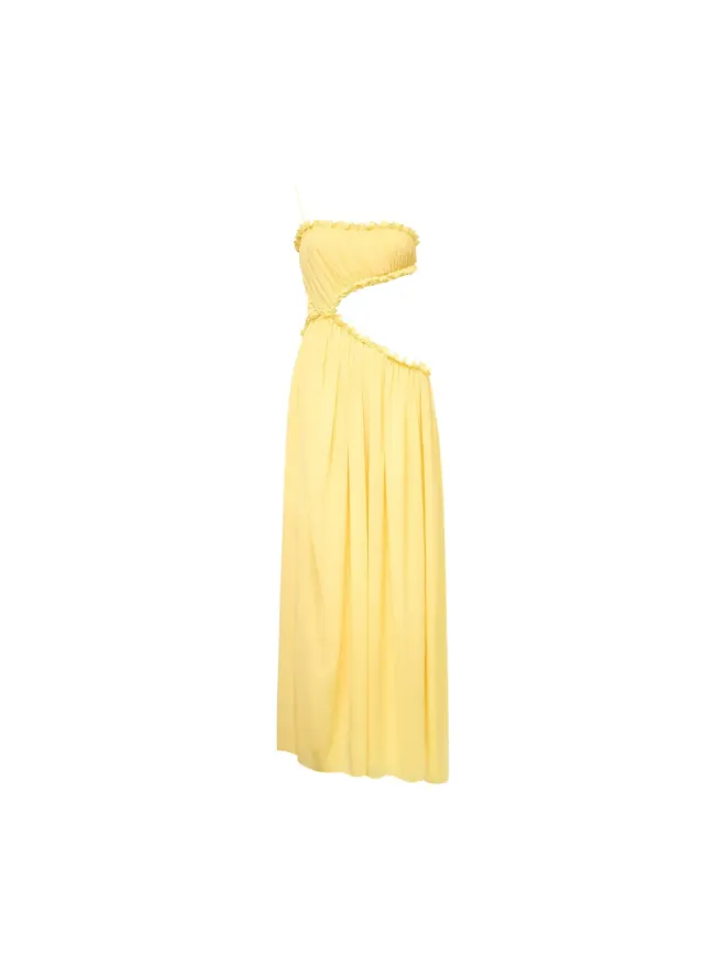 Stolen Stores Stolen Stores Selene draped maxi dress - Yellowの商品画像