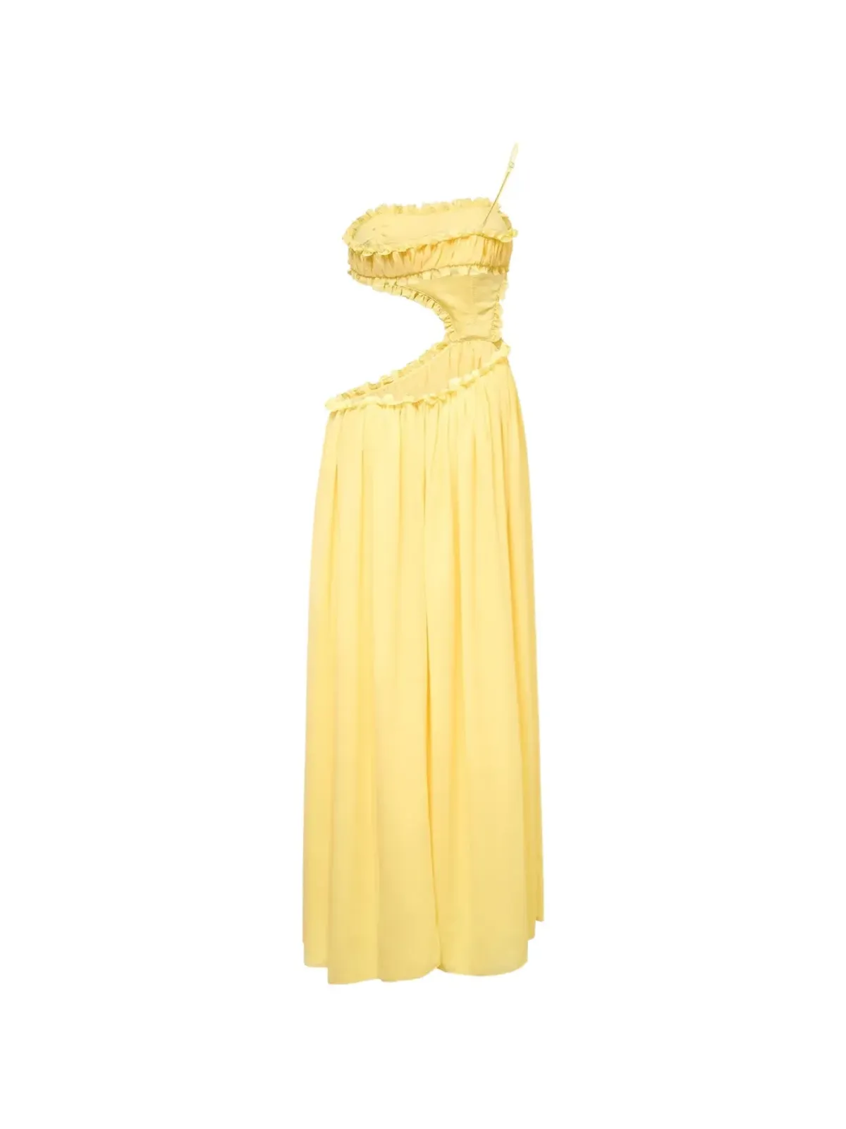 Stolen Stores Selene draped maxi dress - Yellow - 画像2
