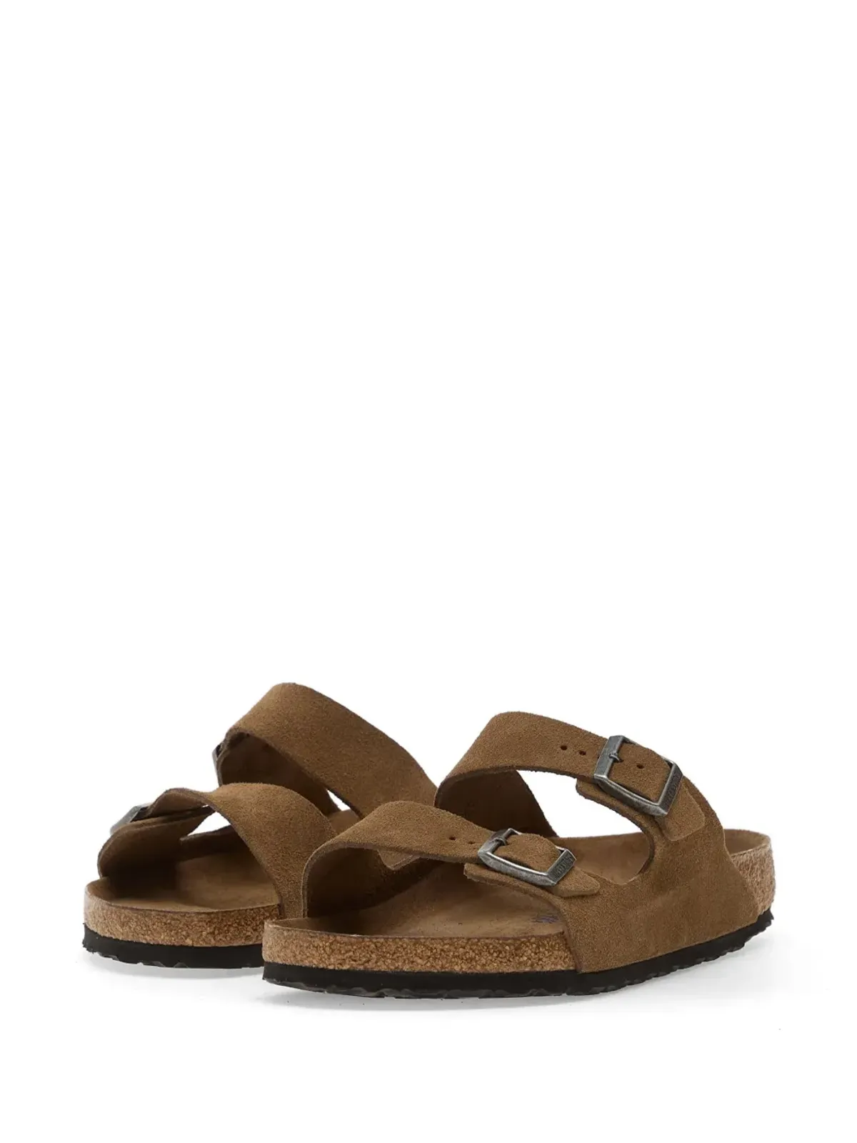 Birkenstock アリゾナ ソフトフットベッド レザーサンダル - 画像2