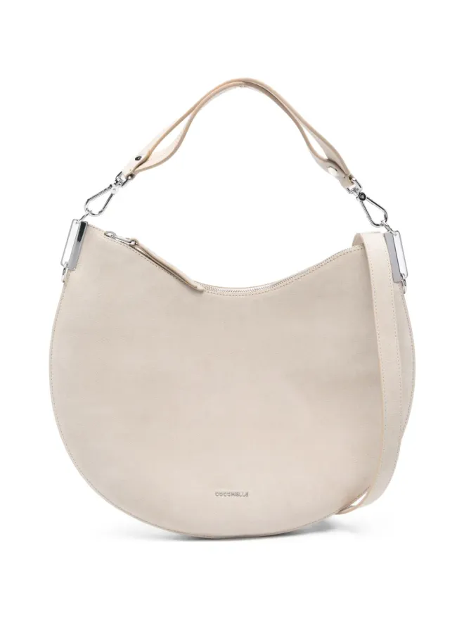 Coccinelle Coccinelle ジップファスナー付きスエードショルダーバッグの商品画像
