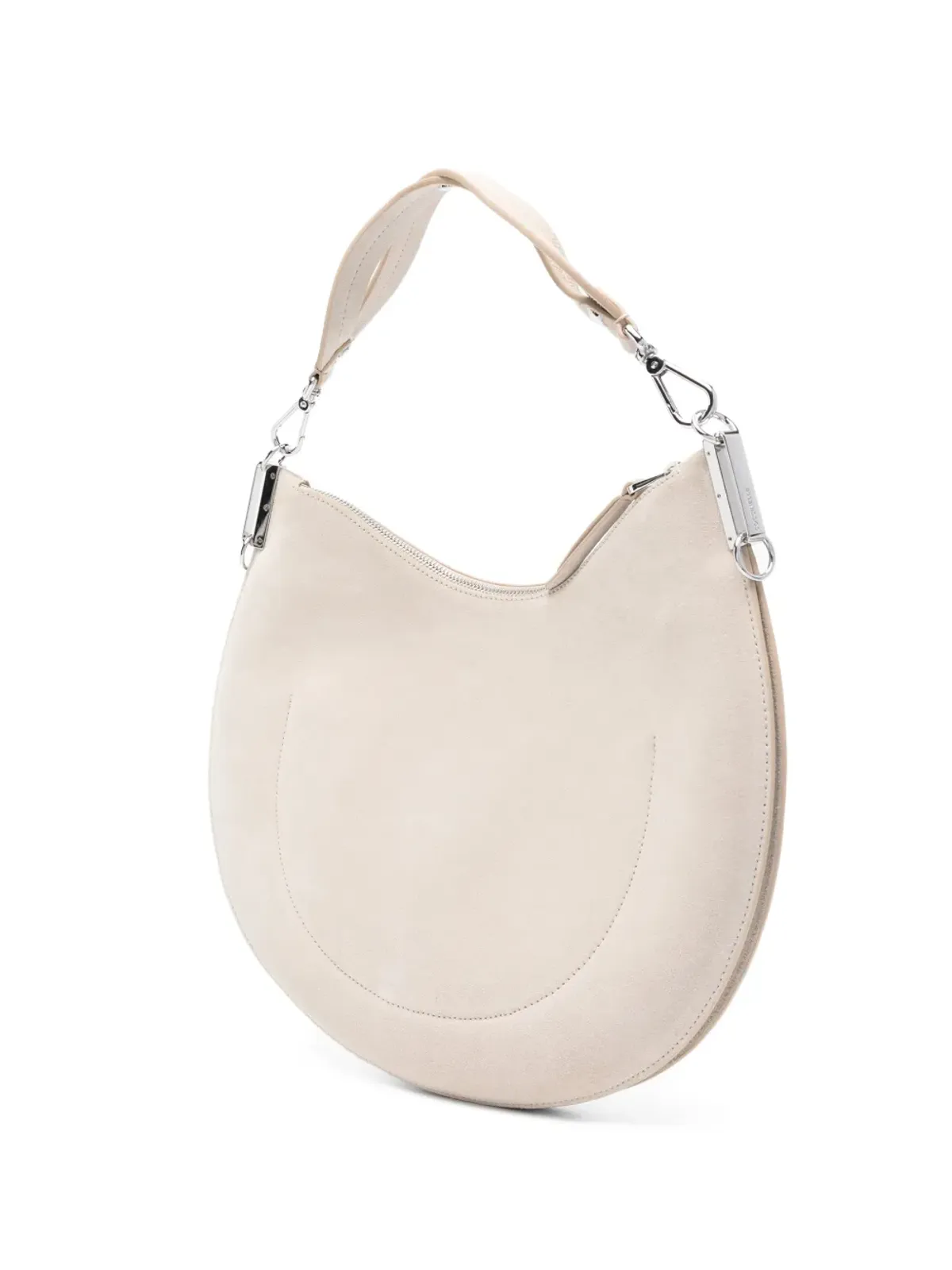 Coccinelle ジップファスナー付きスエードショルダーバッグ - 画像3