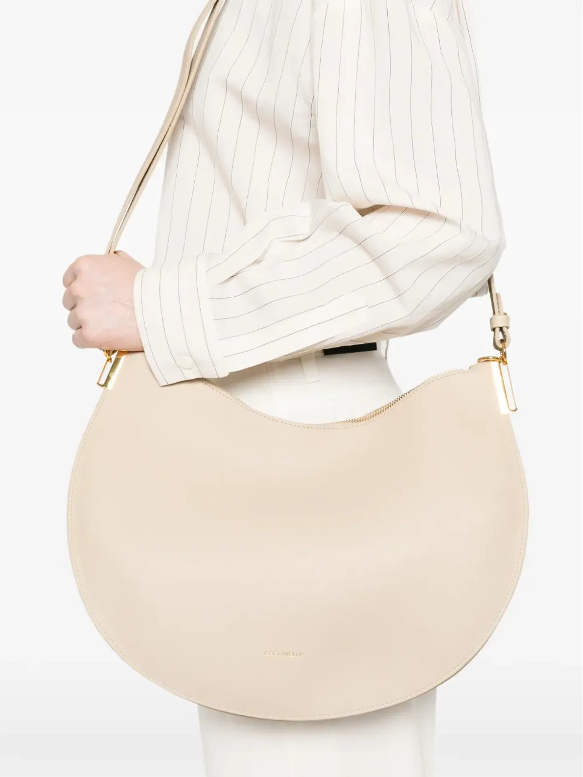 Coccinelle サンアップ ジップ レザー トートバッグ - 画像2