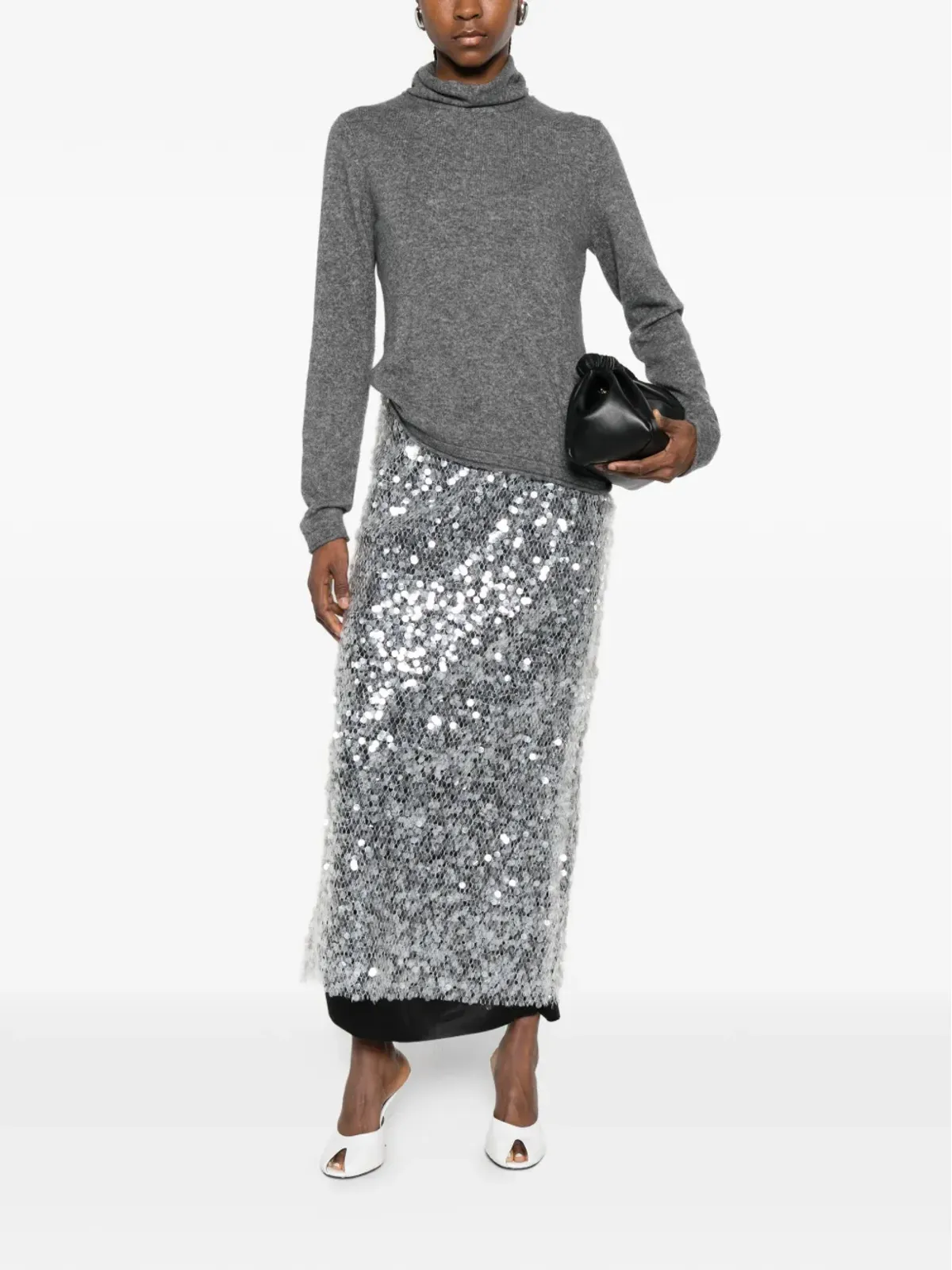 VIKTORIA CHAN Cosmo sequin skirt - 画像2