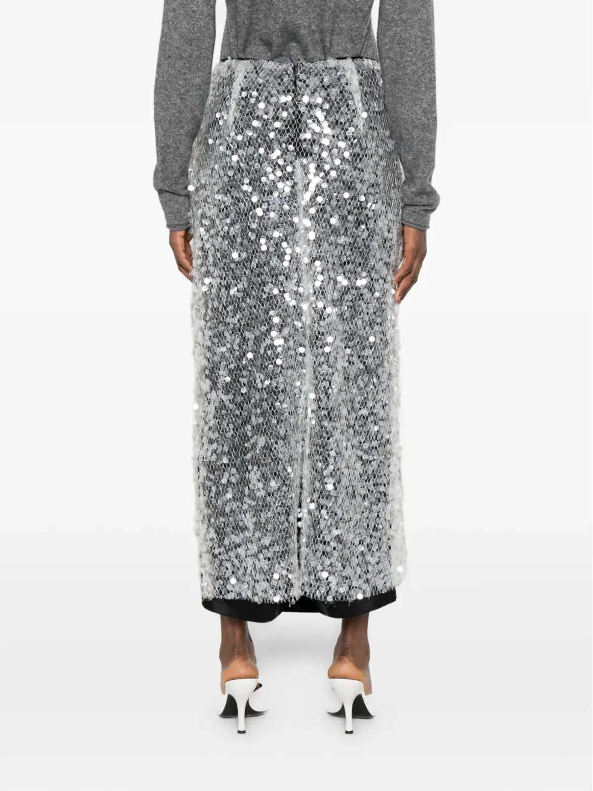 VIKTORIA CHAN Cosmo sequin skirt - 画像4