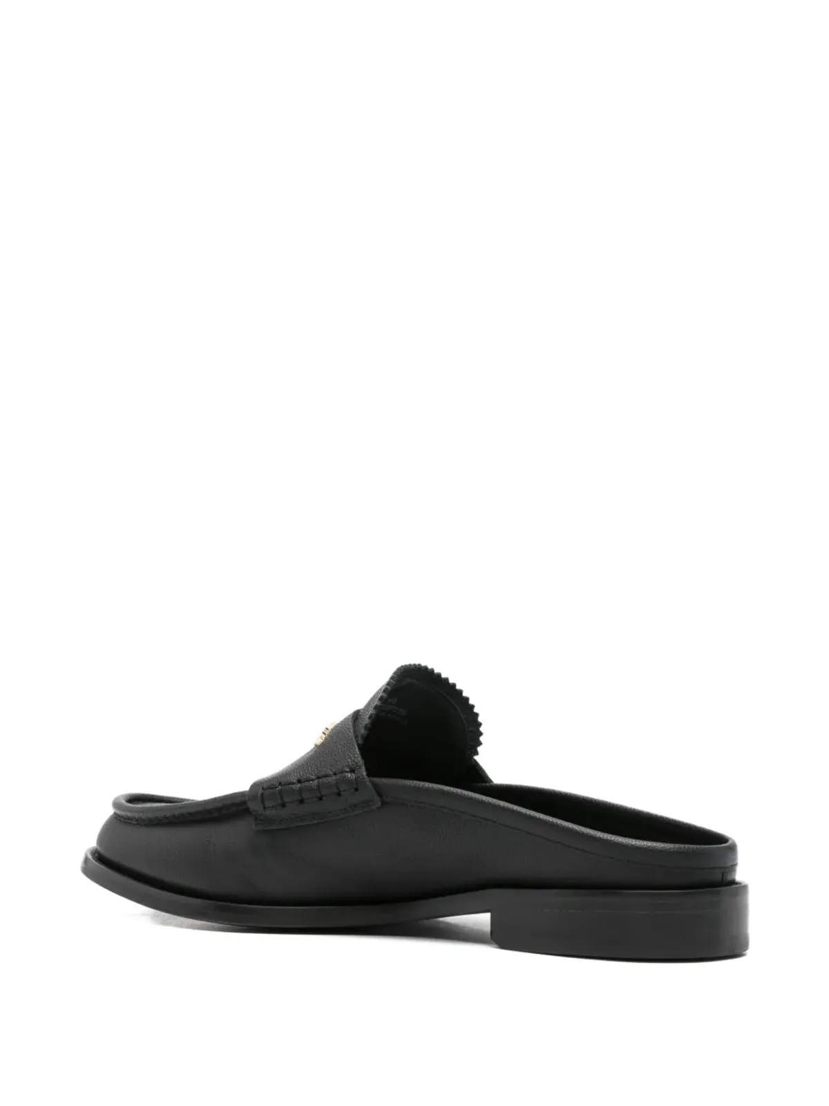 Pre-Owned Alexander Wang ロゴレタリングミュール - Black - 画像3