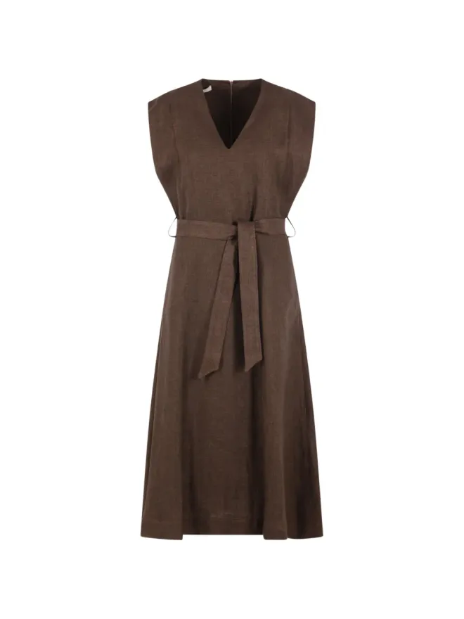 Glanshirt Glanshirt Lia V-neck belted dressの商品画像
