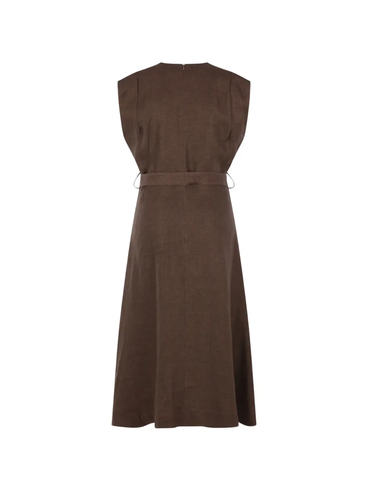 Glanshirt Lia V-neck belted dress - 画像2