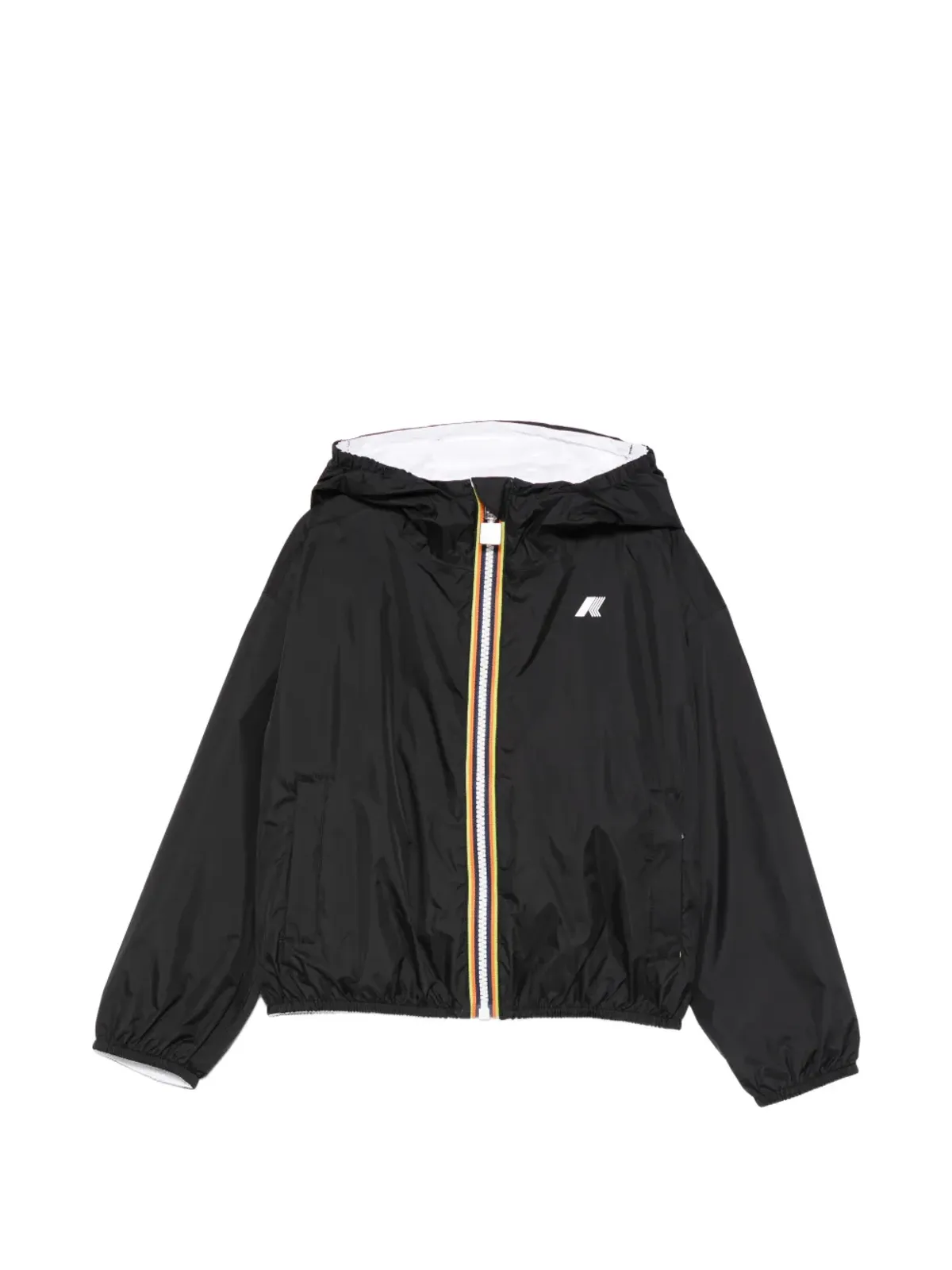 K Way Kids Laurette zip-up hooded jacket - 画像1