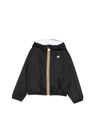 K Way Kids Laurette zip-up hooded jacket - サムネイル1