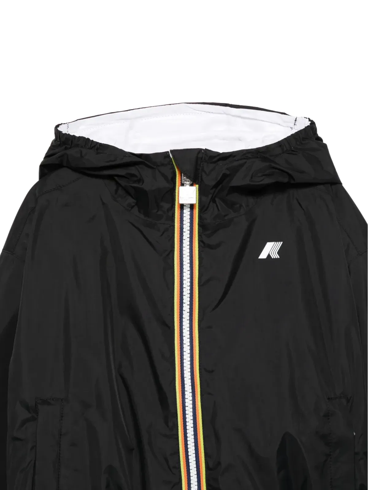 K Way Kids Laurette zip-up hooded jacket - 画像3