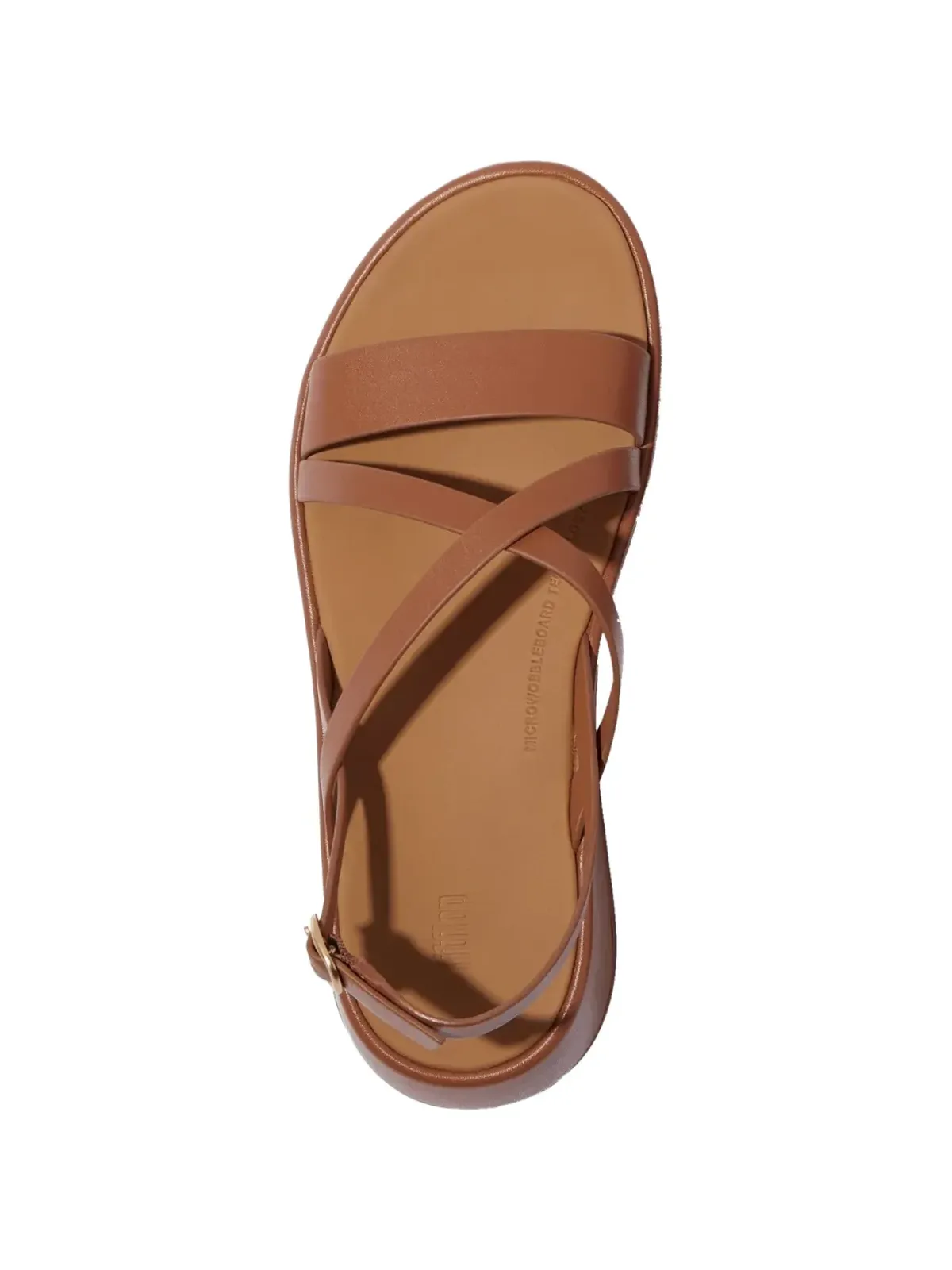 FitFlop F-Mode クロスオーバーサンダル - ブラウン - 画像3