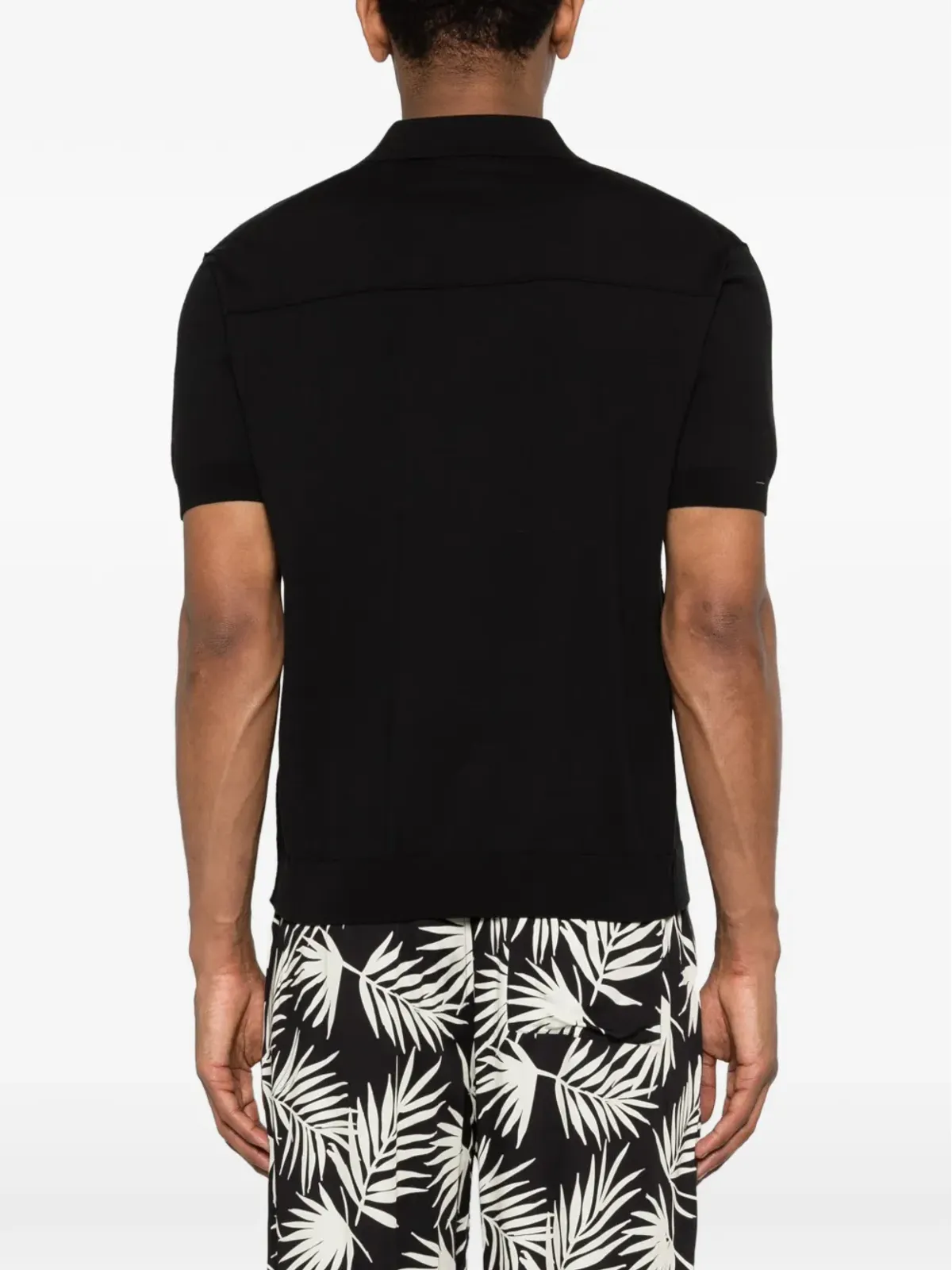 Paolo Pecora オープンカラーTシャツ - 画像4