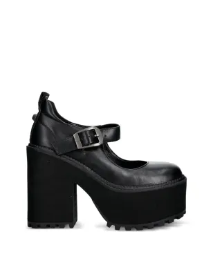 Buffalo Killah Mary buckles pumps - Black - サムネイル1