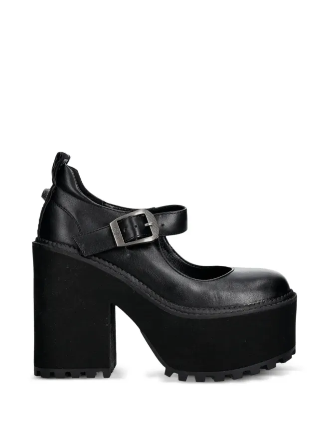 Buffalo Buffalo Killah Mary buckles pumps - Blackの商品画像