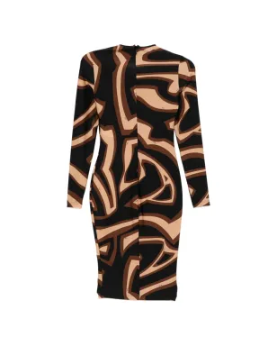 PUCCI Pre-Owned Labirinto wave-print dress Labirintoウェーブプリントドレス（ブラック） - サムネイル2