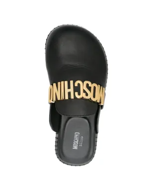 Moschino Pre-Owned レザー ミュール - サムネイル4