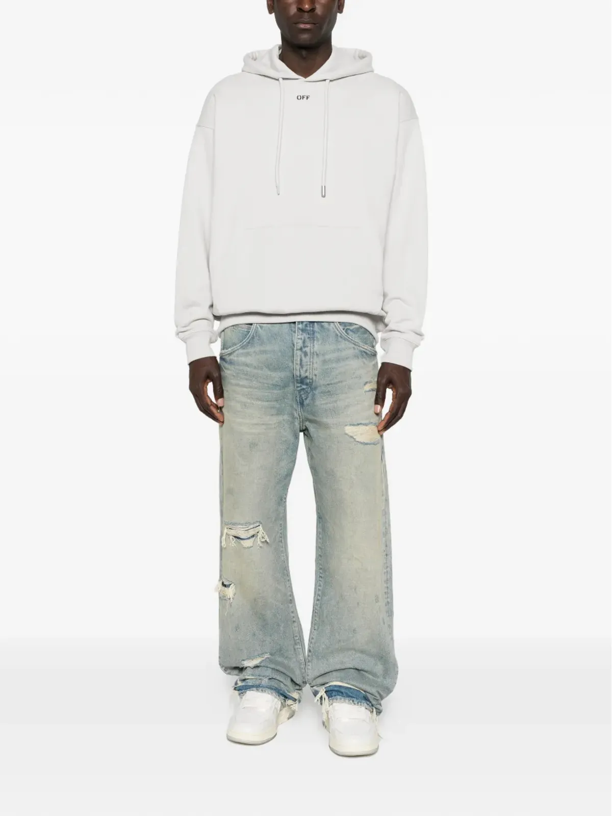 Off-White Pre-Owned ロゴプリント パーカー - 画像2